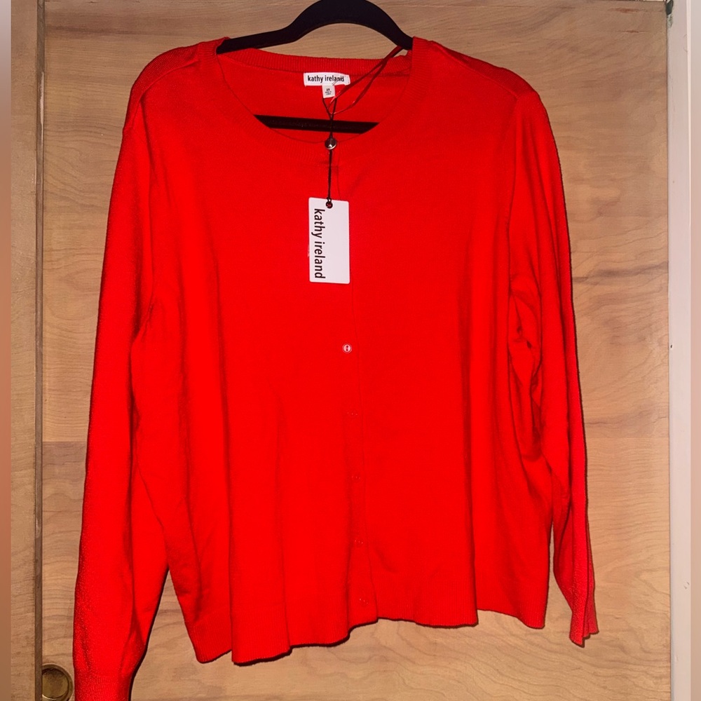 Kathy Ireland Red Sweater
